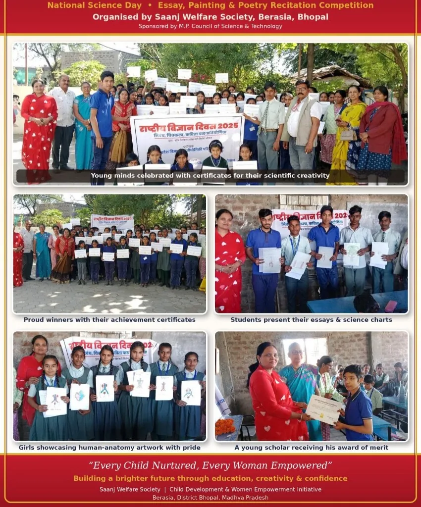 National Science Day education competitions supported by SAANJ